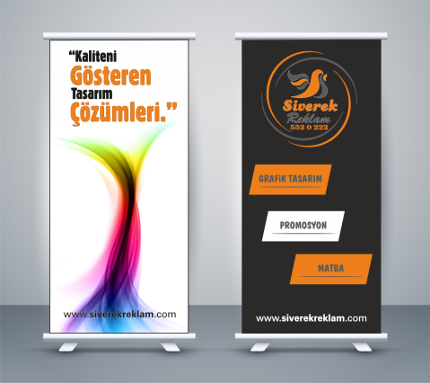 Roll-up Banner Taşınabilir Reklam ve Tanıtım Standı