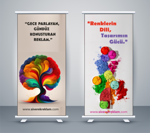 Roll-up Banner Taşınabilir Reklam ve Tanıtım Standı