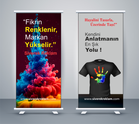 Roll-up Banner Taşınabilir Reklam ve Tanıtım Standı